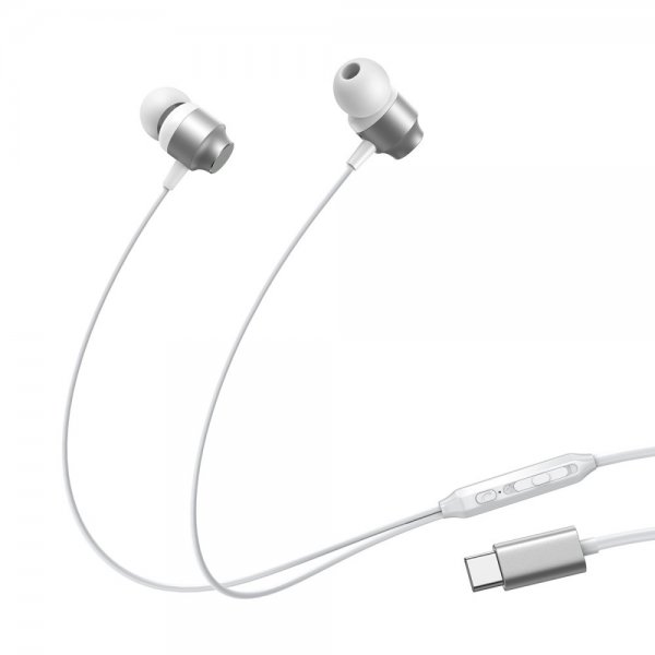 Joyroom Hodetelefoner EC06 USB-C Sølv
