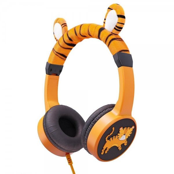 Planet Buddies Kablede Hodetelefoner til Barn Charlie the Tiger Furry