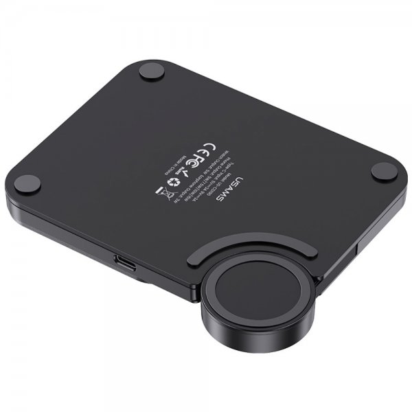 USAMS Trådløs lader 15W 3in1 Desktop Wireless Charger