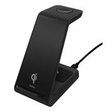 Deltaco Trådløs lader 3-in-1 Wireless Charger Svart