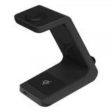 Deltaco Trådløs lader 3-in-1 Wireless Charger Svart
