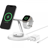 Belkin Trådløs lader BoostCharge Pro 3-in-1 MagSafe Qi2 15W Hvit