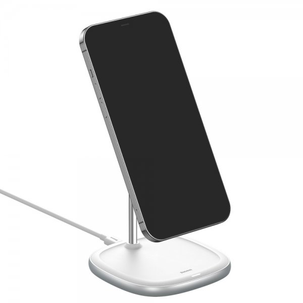 Baseus Trådløs lader Swan MagSafe 15W Hvit