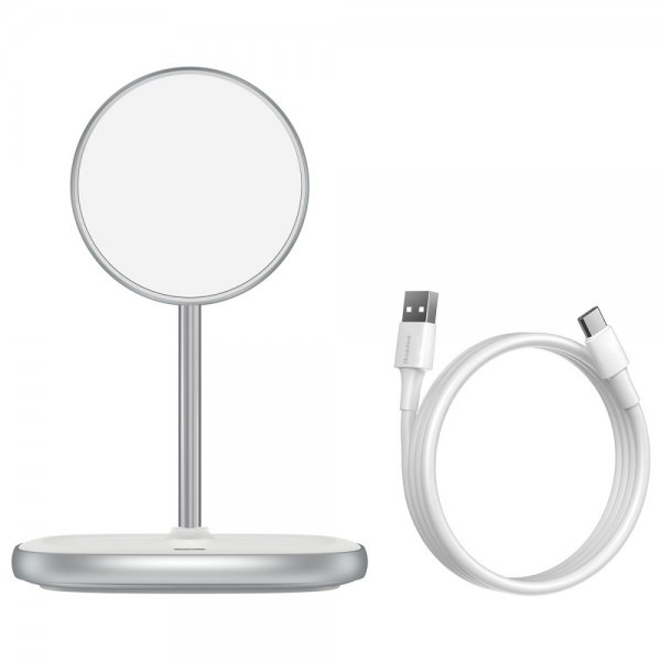 Baseus Trådløs lader Swan MagSafe 15W Hvit