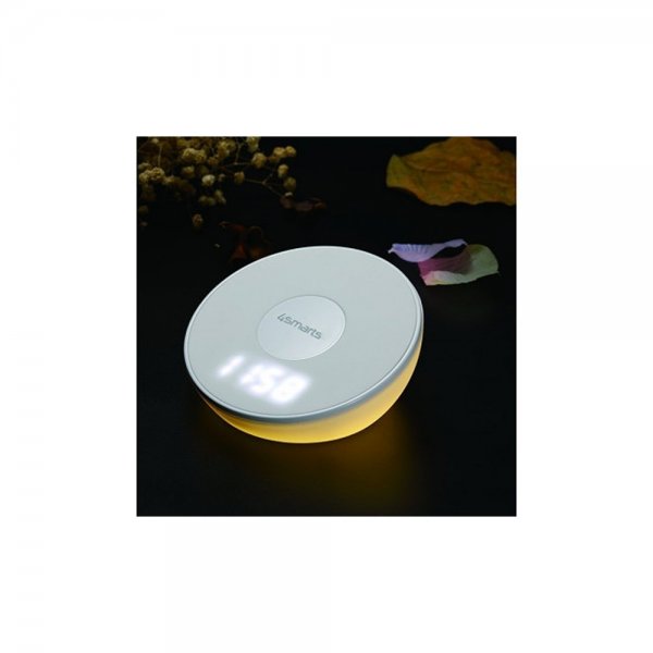 4smarts Trådløs lader VoltBeam N8 LED Klokke