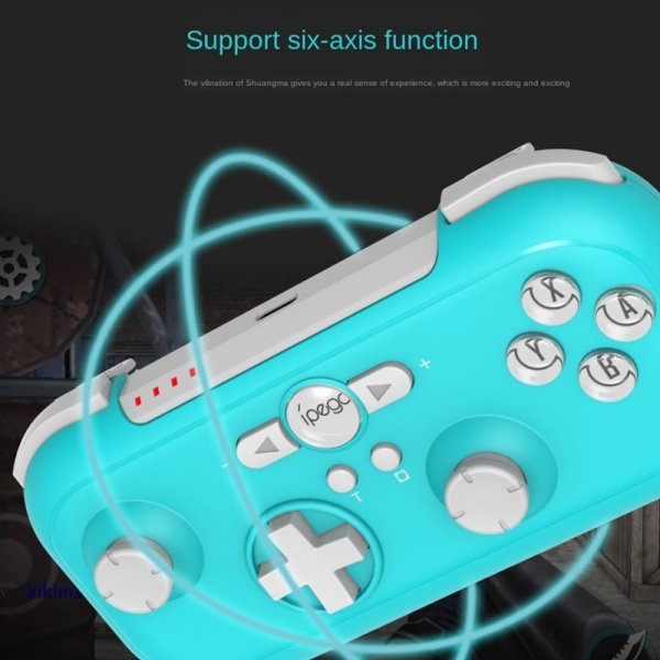 Ipega Trådløs mini spillkontroller for Nintendo Switch/Android/PC Gul