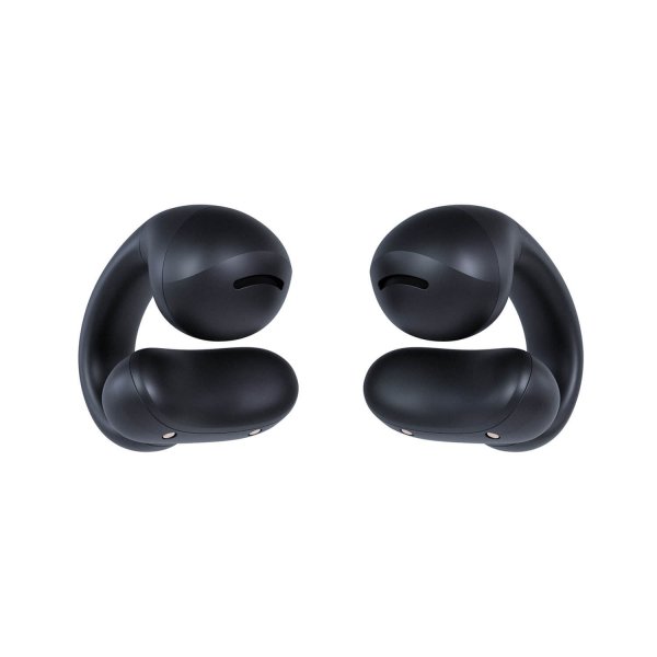 Happy Plugs Hodetelefoner Clip Open Ear Wireless Svart