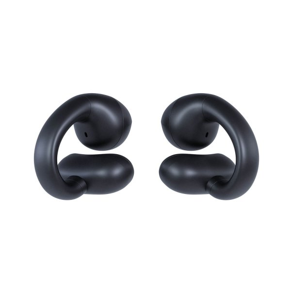 Happy Plugs Hodetelefoner Clip Open Ear Wireless Svart