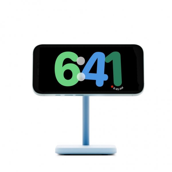 Twelve South HiRise 2 Deluxe 2-i-1 MagSafe-lader Glacier Blue