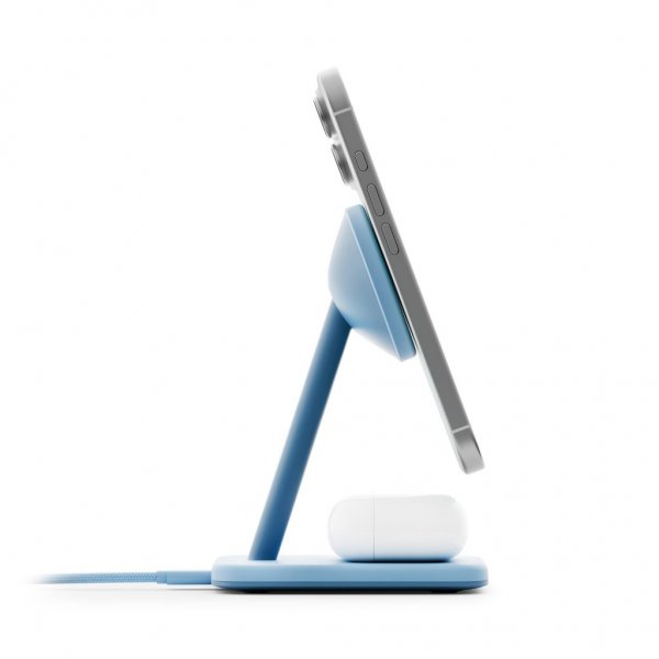 Twelve South HiRise 2 Deluxe 2-i-1 MagSafe-lader Glacier Blue