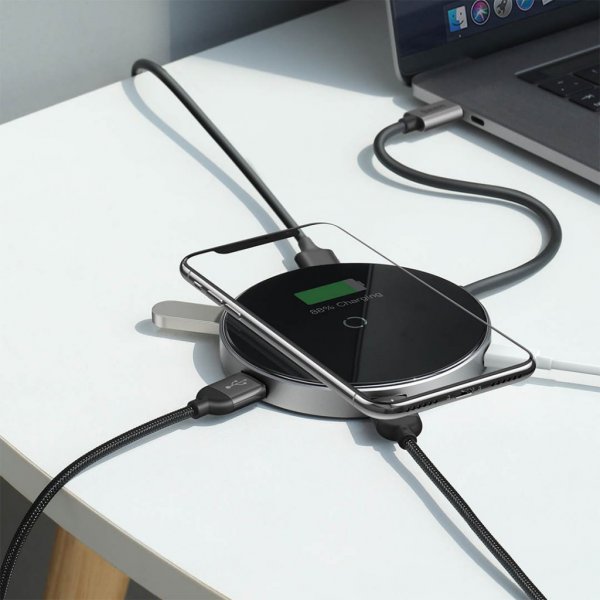 Baseus Mirror Series Multifunctional Hub Trådløs Lader