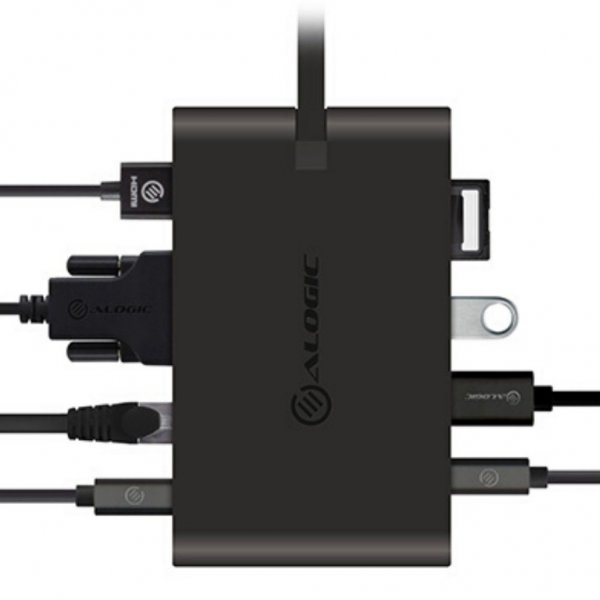 ALOGIC USB-C Travel Dock Pro 7 porter med 100W PD