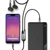 ALOGIC Ultra USB-C til USB-C-hunkontakt og lydutgang 10 cm