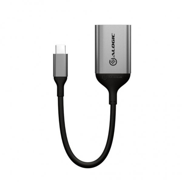 ALOGIC Ultra USB-C til USB-C-hunkontakt og lydutgang 10 cm