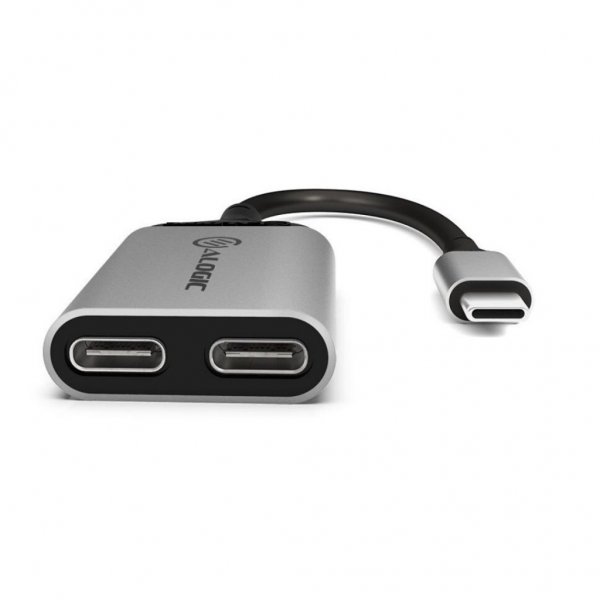 ALOGIC Ultra USB-C til USB-C-hunkontakt og lydutgang 10 cm