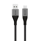 ALOGIC Ultra USB-A til USB-C kabel 3A/480Mbps 3 meter Space Grey