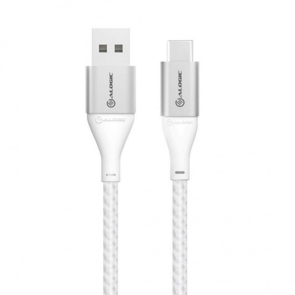 ALOGIC USB-C til USB-A-kabel 3A/480Mbps 30cm Sølv