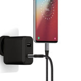 ALOGIC Ultra USB-C til USB-C-kabel 5A/480Mbps 30 cm Rymdgrå