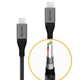 ALOGIC Ultra USB-C til USB-C-kabel 5A/480Mbps 3 meter Rymdgrå