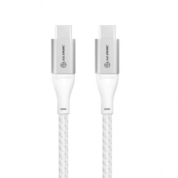 ALOGIC Ultra USB-C til USB-C-kabel 5A/480Mbps 3 meter Sølv