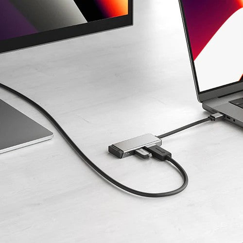 Alogic USB-hub MagForce Trio 3-i-1 Grå