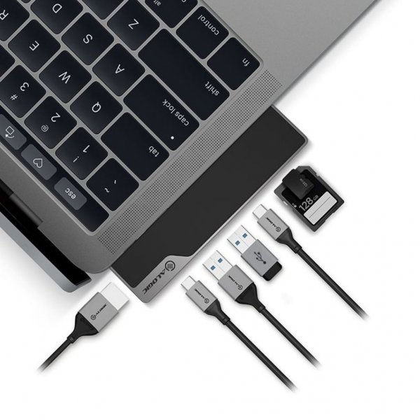 ALOGIC Ultra USB-C Dock NANO Gen 2 - HDMI. USB. SD-kort 100W PD Space Grey