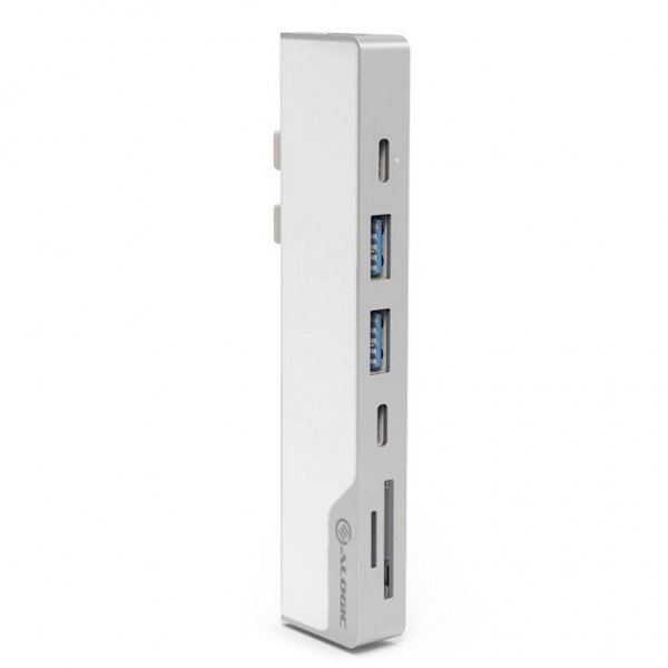 ALOGIC Ultra USB-C Dock NANO Gen 2 - HDMI. USB. SD-kort 100W PD Sølv