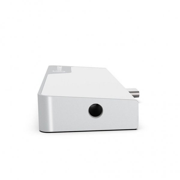 ALOGIC Ultra USB-C Dock NANO MINI - HDMI. USB. Lyd + 60W PD Sølv