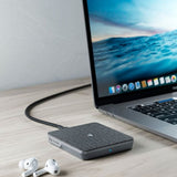 ALOGIC Trådløs lader Qi lading 10W - med USB-A til USB-C kabel Sølv