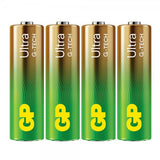 GP Ultra Alkaline AA Battery 15AU/LR6 4-pack