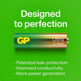 GP Ultra Alkaline AAA Battery 24AU/LR03 4-pack