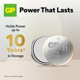 GP Ultra Lithium Battery Button cell CR2025 4-pack