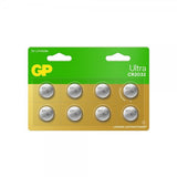 GP Ultra Lithium Battery Button cell CR2032 8-pack