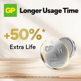 GP Ultra Lithium Battery Button cell CR2032 8-pack