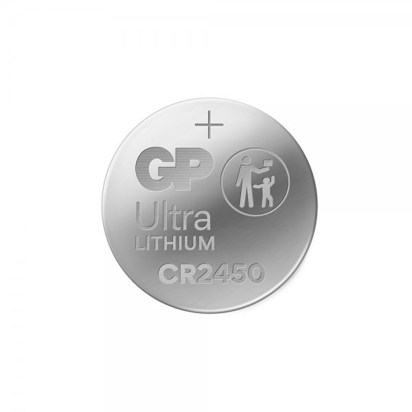 GP Ultra Lithium Battery Button cell CR2450 4-pack