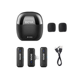 Boya Trådløs 2.4 GHz Mikrofon 2x BY-WM3T-D2 Lightning