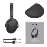 Mixx Trådløse On-Ear Hodetelefoner StreamQ Go ANC Svart
