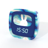 Mobility on Board Vækkeklokke med Nattlampe Billy Clock Blue Wave