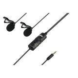 Boya Mikrofon Lavalier 2x BY-M1DM 3.5mm 4m