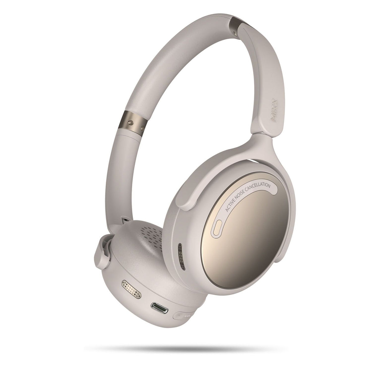 Mixx Trådløse On-Ear Hodetelefoner StreamQ Go ANC Beige