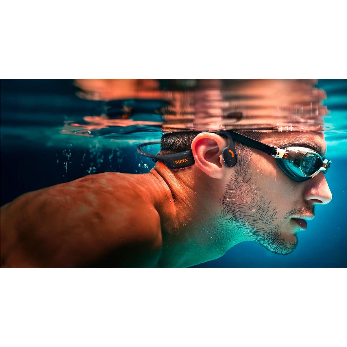 Mixx Trådløse Hodetelefoner Benledende Resonate Pro Bone Conduction Svart