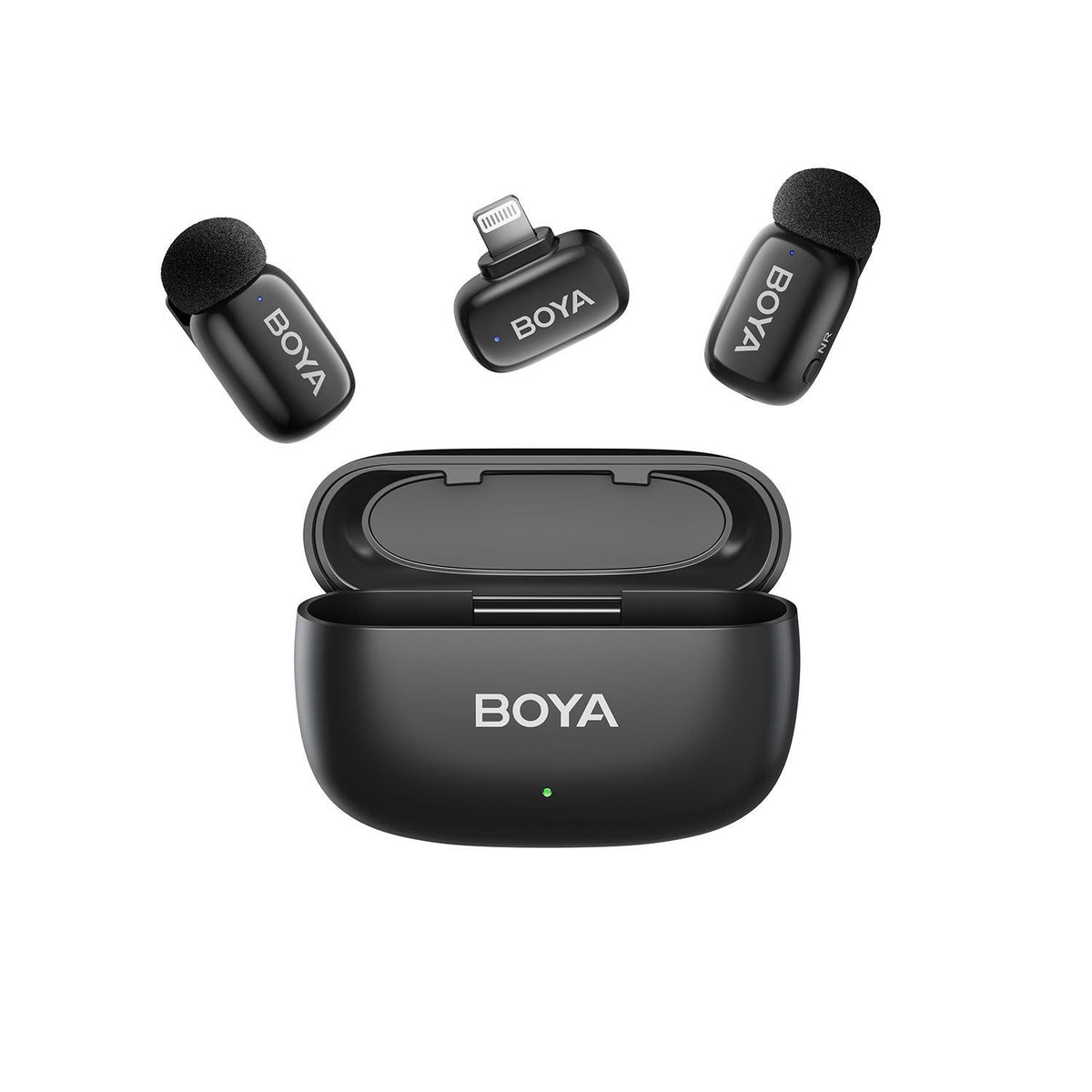 Boya Trådløs Mikrofon Mini 2 AI Lightning 2.4GHz