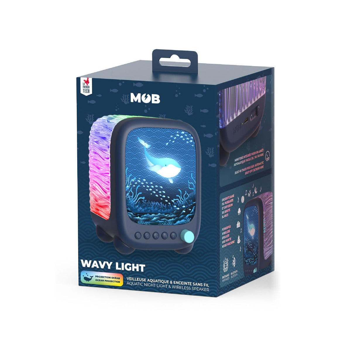 Mobility on Board Nattlampa Ocean Wavy Light Abyss Blue