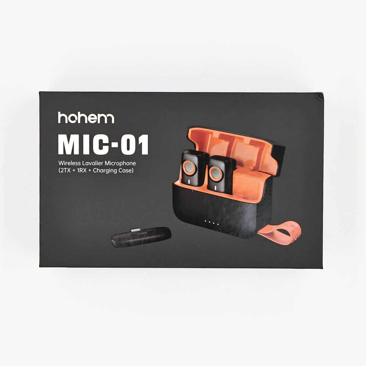 Hohem Mikrofon MIC-01 2TX 1RX med Laddfodral Lightning