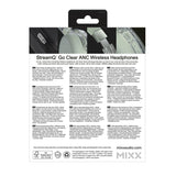 Mixx Trådløse On-Ear Hodetelefoner StreamQ Go ANC Clear Grønn