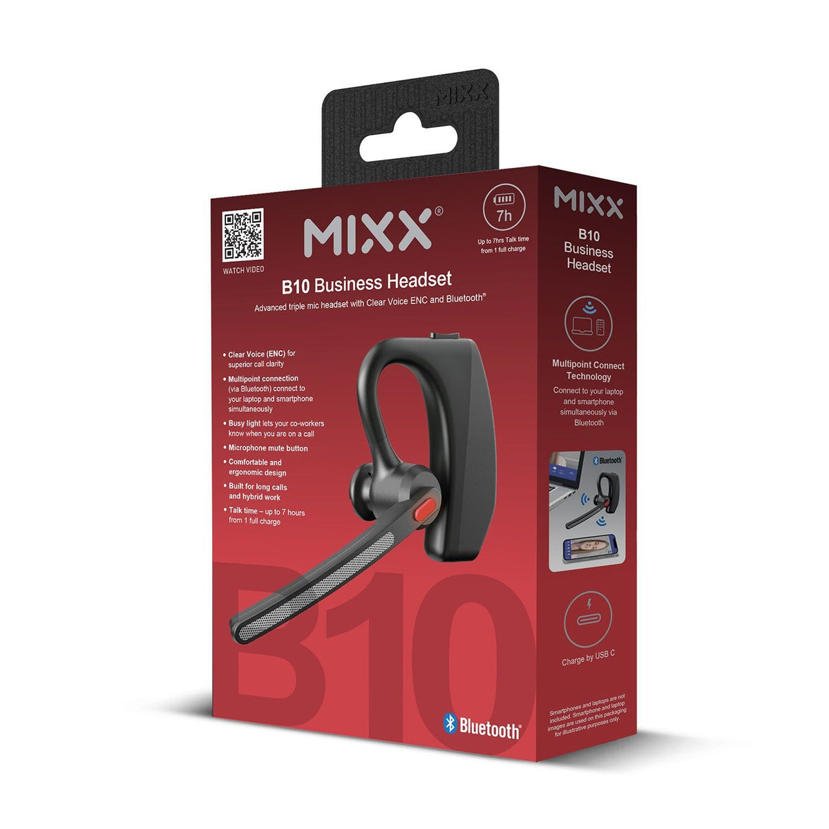 Mixx Trådløst Mono Headset B10