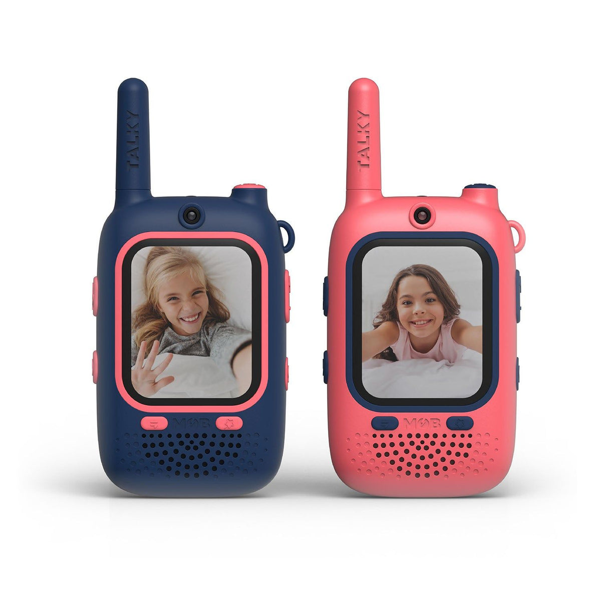 Mobility on Board Walkie Talkie Video Talky Cutie Blå og Rosa