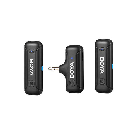 Boya Trådløs 2.4 GHz Mikrofon 2x BY-WM3T-M2 3.5 mm TRS