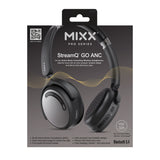 Mixx Trådløse On-Ear Hodetelefoner StreamQ Go ANC Svart