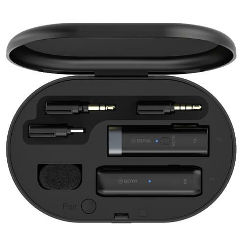 Boya Trådløs Mikrofon til smarttelefon 1x BY-WM3U USB-C